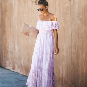 VICI DOLLS Lavender maxi dress